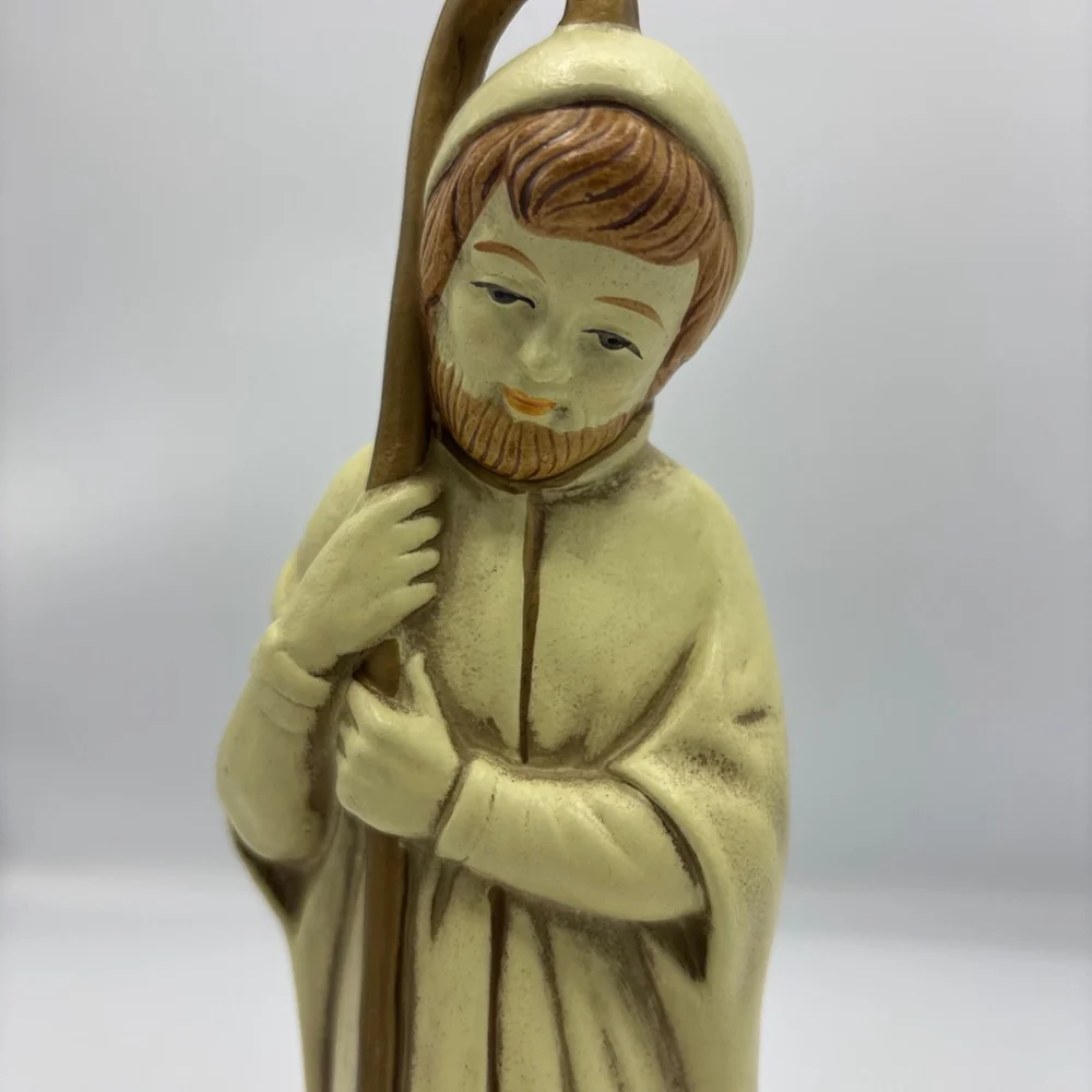 Vintage Lund’s Lites Nativity Joseph Figurine Statue Made in Korea Auburn WA